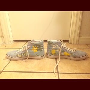 Van Doren Aloha Print Sk8 His